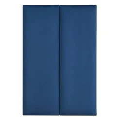 Set de 2 coussins muraux Carpino en velours 90 x 30 cm bleu marine neu.haus-[Neu.Haus]