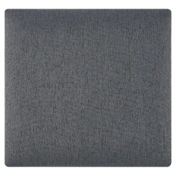 Set de 4 coussins muraux Carpino en tissu 30 x 30 cm gris foncé neu.haus-[Neu.Haus] Clearance