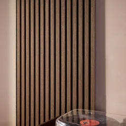 Set de 2 panneaux muraux acoustiques décoratifs en feutrine et MDF noyer 60x120cm - Kyoto-Sweeek Hot