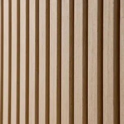 Sweeek Set de 2 panneaux muraux acoustiques décoratifs en feutrine et MDF chêne 60x120cm - Kyoto