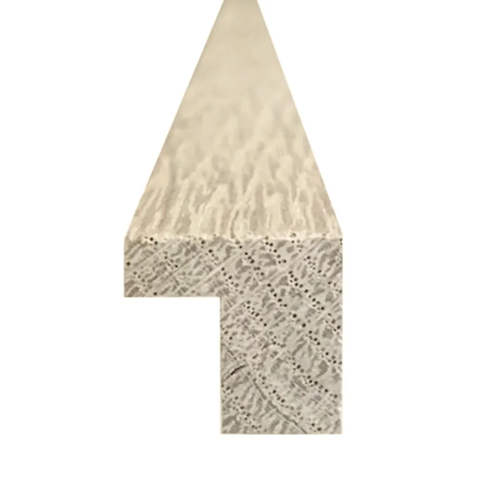 Deschaumes Seuil Arrêt Chêne l. 16mm Long. 2m Parquet Ep. 14mm Brut