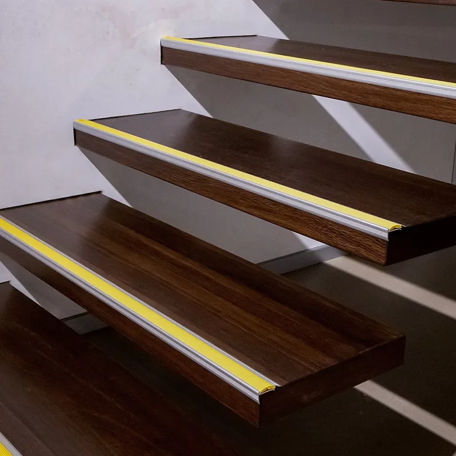 Seuil d'escalier Avec simple caoutchouc Power Grip Longueur: 100 cm Autocollant Noir-Floordirekt Hot