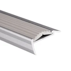 Seuil d'escalier Avec simple caoutchouc Power Grip Longueur: 90 cm Autocollant Gris-Floordirekt Best