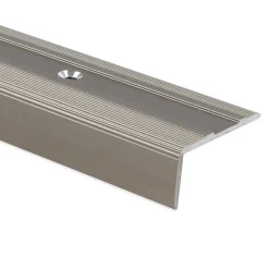 Floordirekt Seuil d'escalier Glory Aluminium anodisé Forme: L Bronze clair L 134 cm