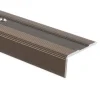 Floordirekt Seuil d'escalier Glory Aluminium anodisé Forme: L Bronze foncé, L : 90 cm