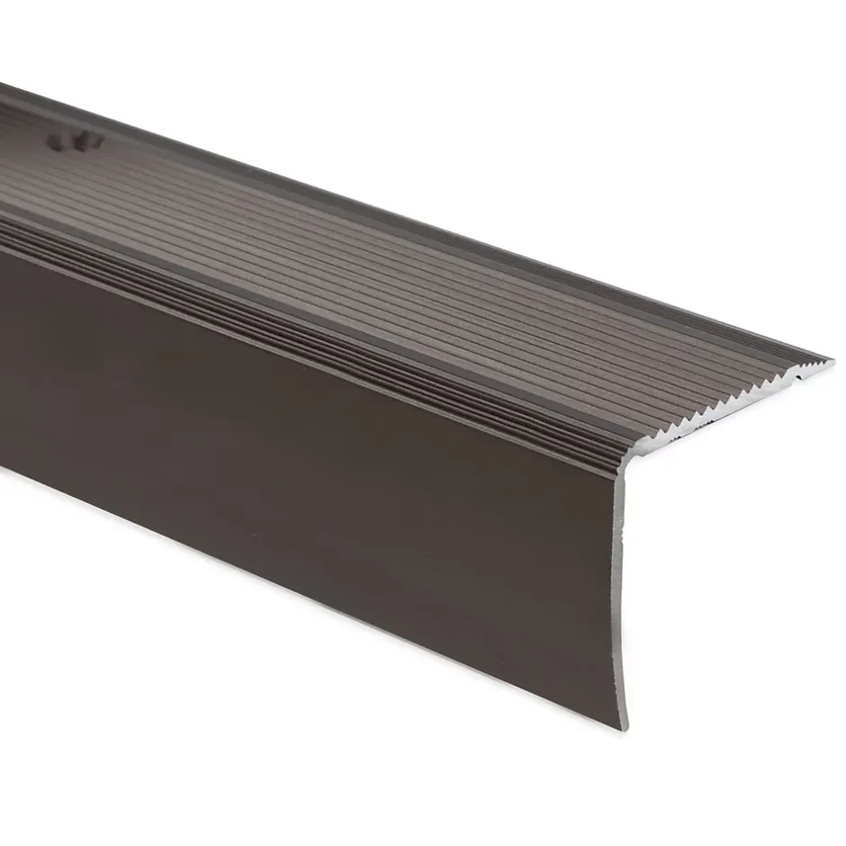 Floordirekt Seuil d'escalier Integral, Forme: L 30 x 20 mm Longueur: 134 cm, Auto-adhésif, Bronze