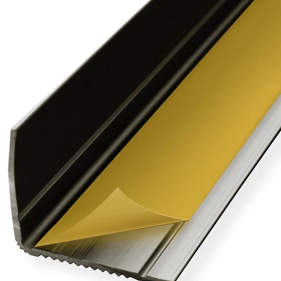 Floordirekt Seuil d'escalier Integral, Forme: L 30 x 20 mm Longueur: 134 cm, Auto-adhésif, Bronze