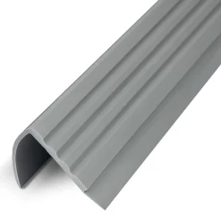 Floordirekt Seuil d'escalier Michigan PVC 45 x 42 mm Gris Longueur: 120 cm