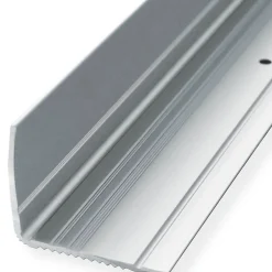 Seuil d'escalier Pré-percé, Forme: L 35 x 30 mm, Longueur: 134 cm, Argent-Floordirekt Sale