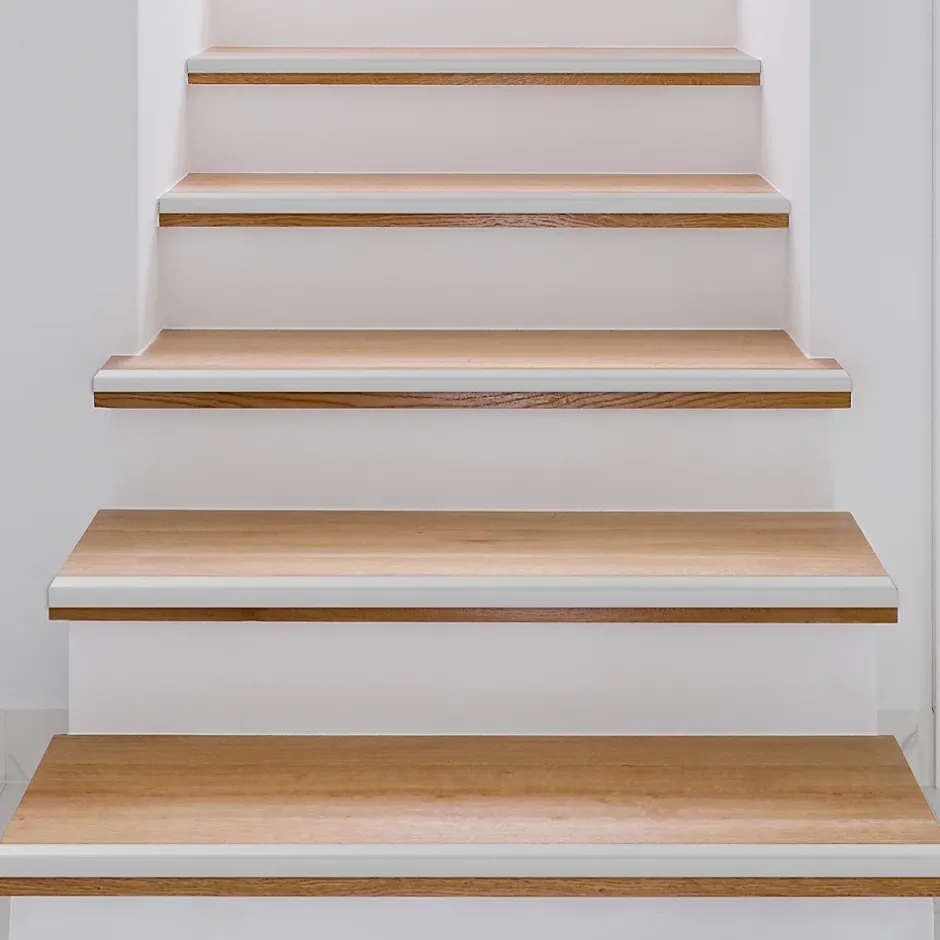 Seuil d'escalier Pré-percé, Forme: L 35 x 30 mm, Longueur: 134 cm, Argent-Floordirekt Sale