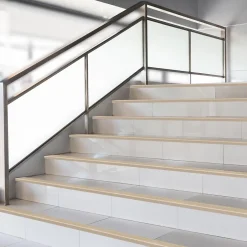 Floordirekt Seuil d'escalier Safety Forme: F Aluminium anodisé Or élégant S 90 cm