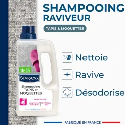 Shampoing assainissant moquettes 1L-Starwax Sale