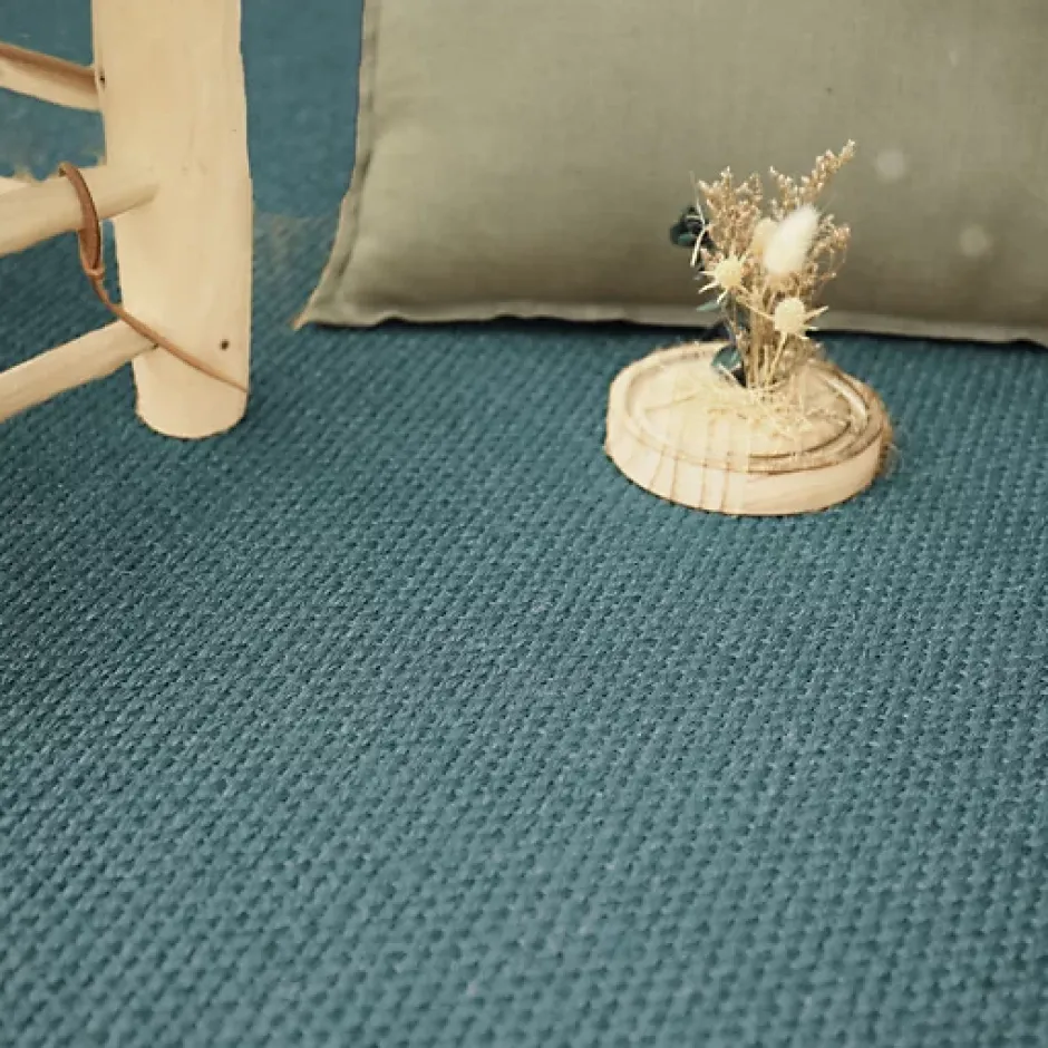 Décoweb Sisal - Tulum - Turquoise - Rouleau de 4m x 12m