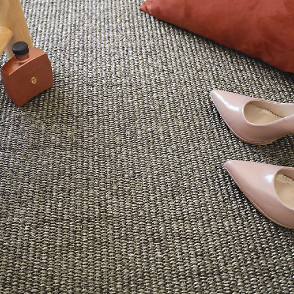 Sisal haut de gamme usage intensif - Terralys - Argile - Rouleau de 4m x 21m-Décoweb Outlet