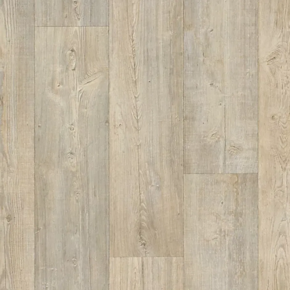Sol Lino - Imitation parquet bois blanc vieilli - Rouleau de 2m x 4m-Décoweb Clearance