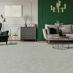 Sol Lino Imitation pierre calcaire grise - Rouleau de 3m x 4m-Décoweb Outlet