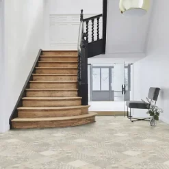 Sol PVC - Carreaux Art Déco - Crème et gris - Echantillon 15 x 20 cm-Tarkett Hot