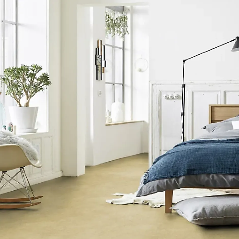 Sol PVC Best - Effet Béton Beige - Rouleau de 1m x 6m-Tarkett Discount