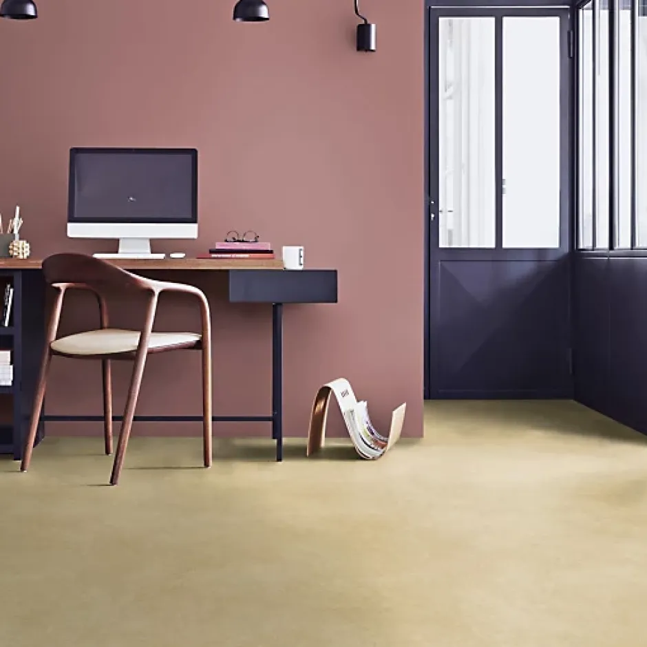 Sol PVC Best - Effet Béton Beige - Rouleau de 1m x 6m-Tarkett Discount