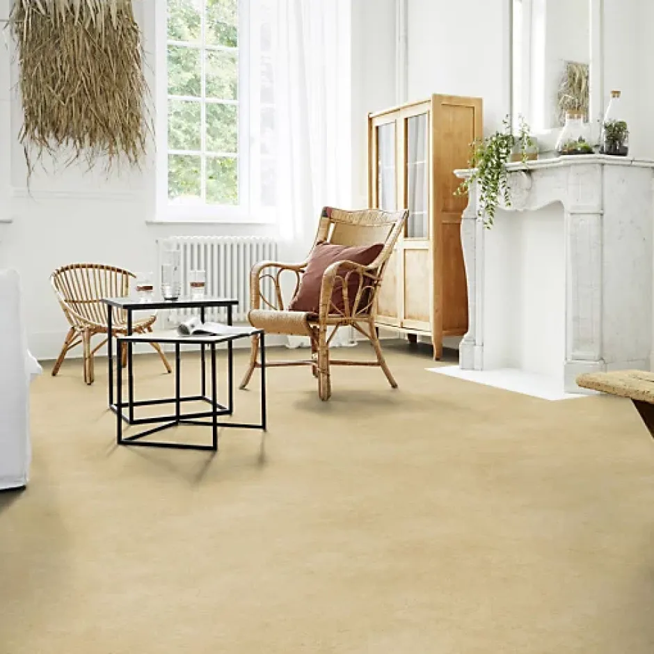 Sol PVC Best - Effet Béton Beige - Rouleau de 4m x 9m-Tarkett Best