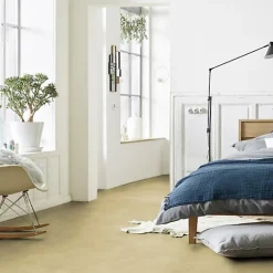 Tarkett Sol PVC Best - Effet Béton Beige - Rouleau de 2m x 2m