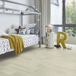 Tarkett Sol PVC Best - Imitation parquet Bois Blanchi - Rouleau de 4m x 3m