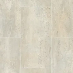 Tarkett Sol PVC Envers Textile - Carrelage Grège - Echantillon 15 x 20 cm