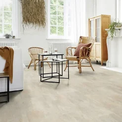 Tarkett Sol PVC Envers Textile - Carrelage Grège - Echantillon 15 x 20 cm