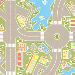 Sol PVC pour enfants - Rues de la ville verte - Echantillon 15 x 20 cm-Tarkett Discount