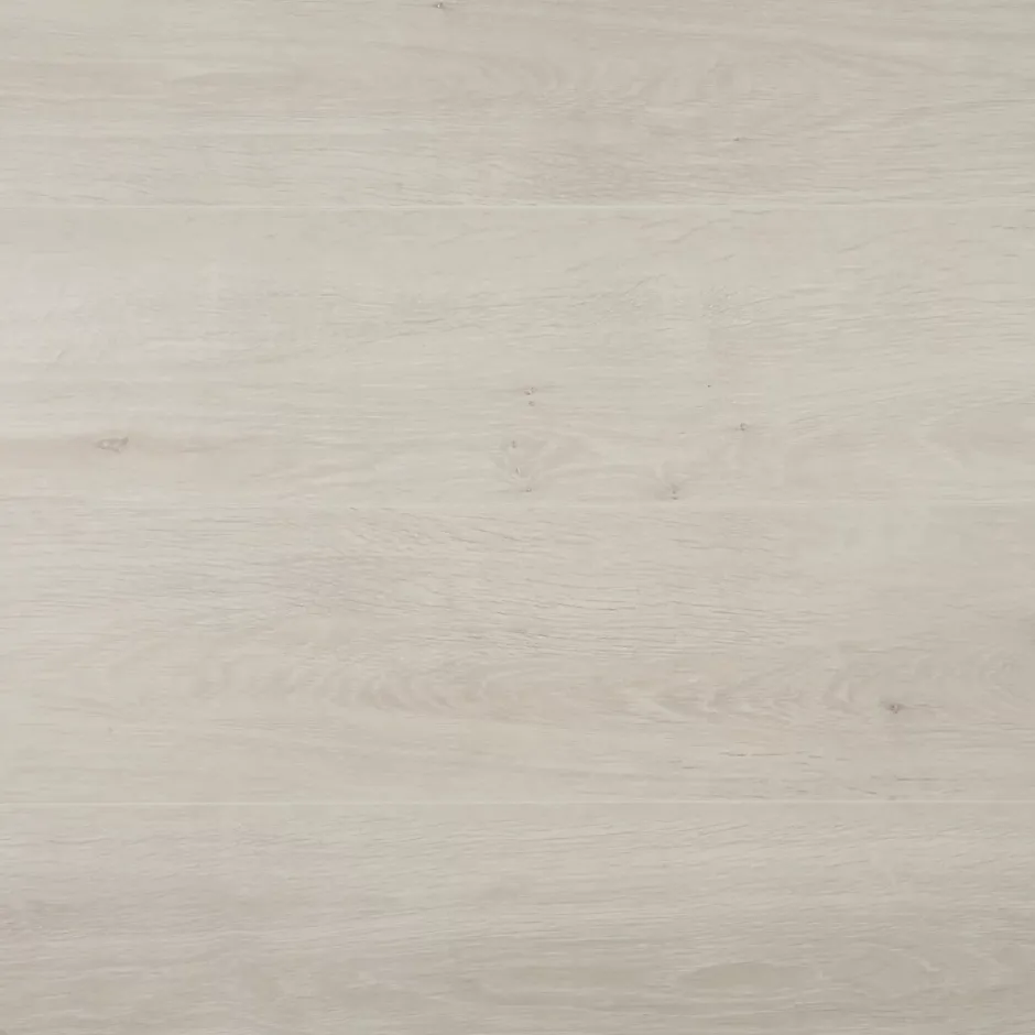 Sol stratifié à clipser Barkly Blanc 8 mm - L.129 x l.19.4 cm-GoodHome