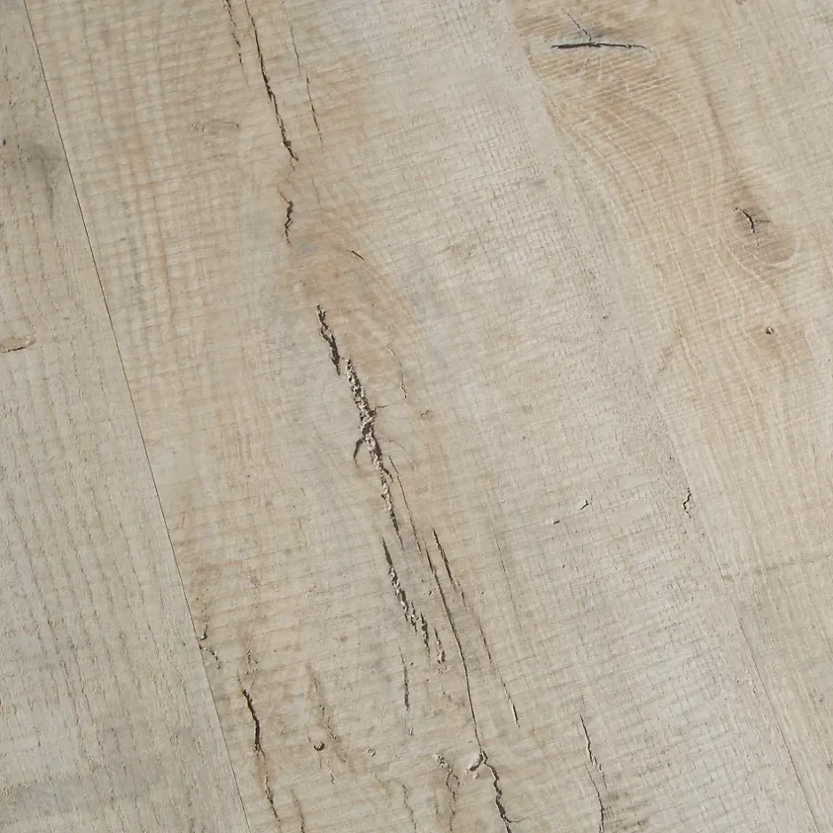 Sol stratifié à clipser Brisbane coloris naturel 8 mm - l.129 x l.19.4 cm-GoodHome