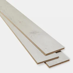 Sol stratifié à clipser effet chêne blanchi AC4 L.138 x l.24.4 cm x 8 mm, Bilston-GoodHome Outlet