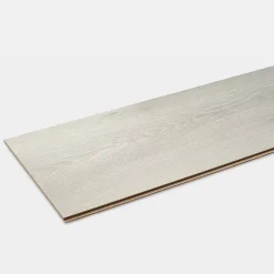 GoodHome Sol stratifié à clipser Newlyn chêne polaire gris L.138 x l.24.4 cm x Ep.10 mm