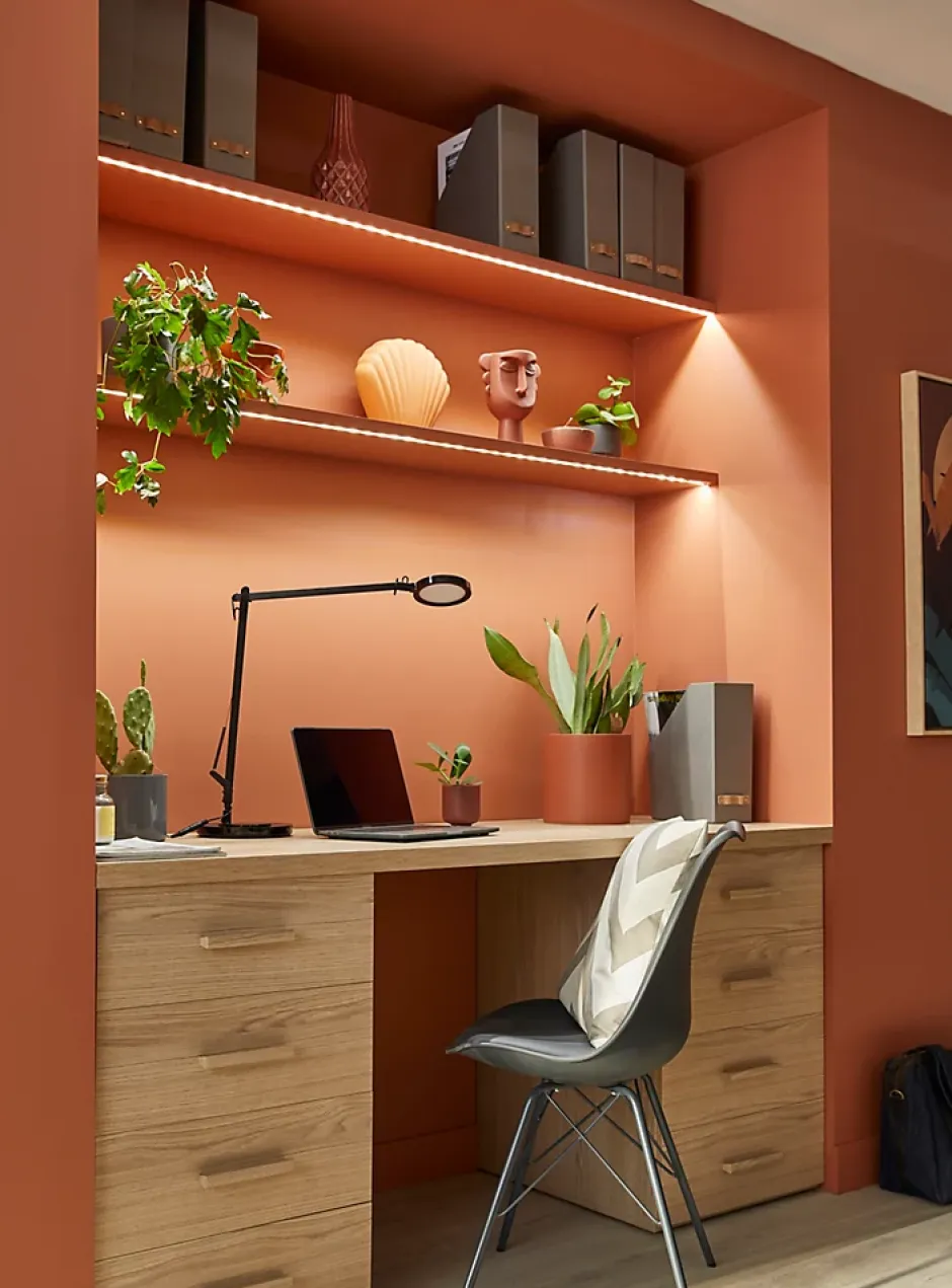 GoodHome Sol stratifié à clipser Newlyn chêne polaire gris L.138 x l.24.4 cm x Ep.10 mm