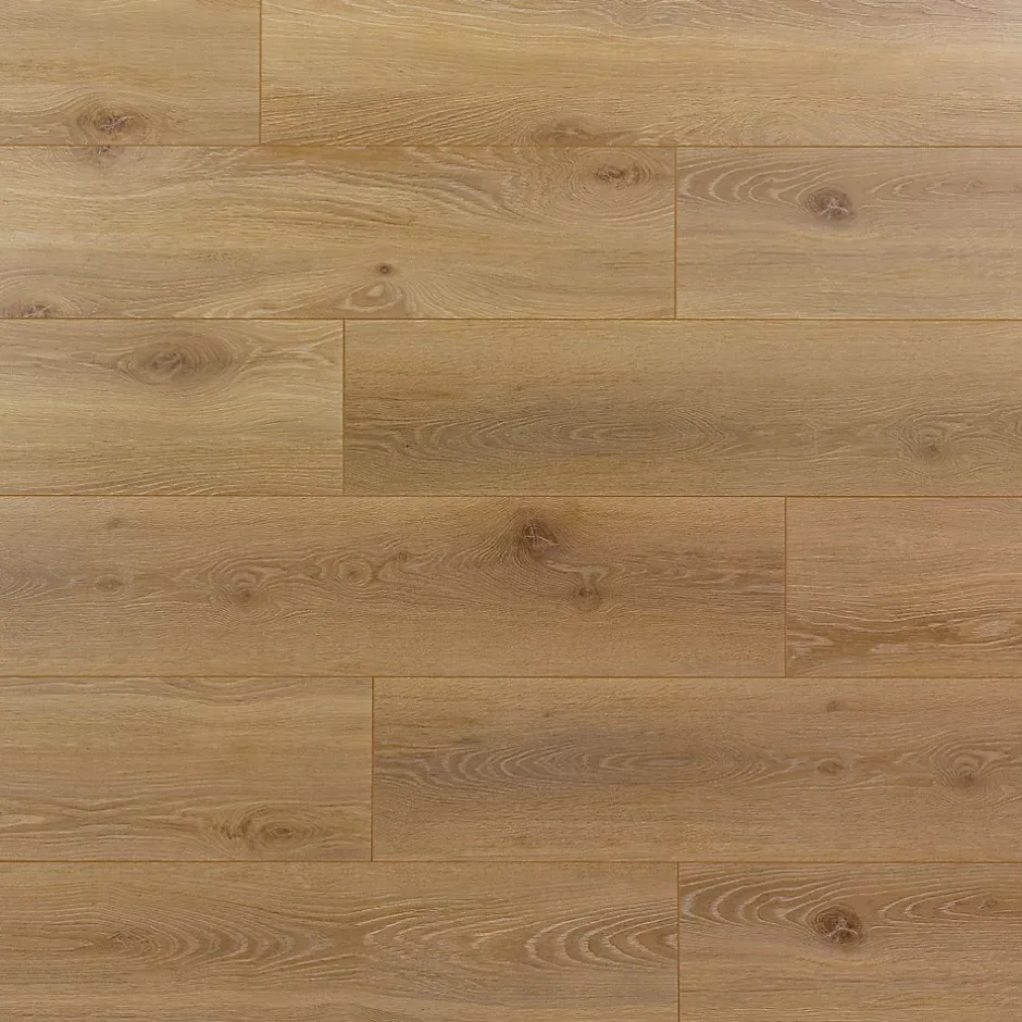 Sol stratifié Alicante , passage extrême AC6, effet chêne miel, L.128,6 cm x l.21,4 cm x ép.10 mm, résistant à l'eau-Homflor Online