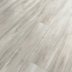 Sol stratifié clipsable Birkenhead 8mm L.138 x l.24cm gris-GoodHome Sale