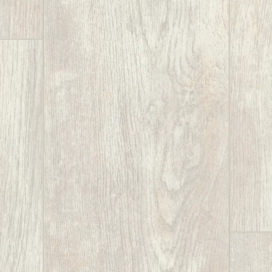 GoodHome Sol stratifié clipsable Helmsley chêne gris 12 mm