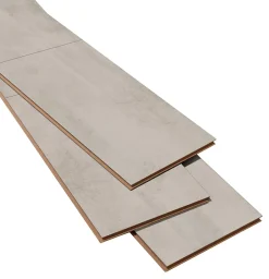 Sol stratifié clipsable Konkrete aspect béton gris 8 mm compatible pièces humides-GoodHome Best