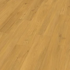 GoodHome Sol stratifié clipsable Visby chêne blond 8mm compatible pièces humides