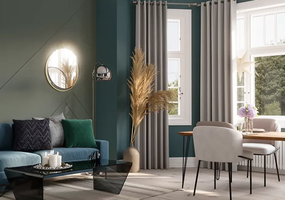 GoodHome Sol stratifié Gladstone , passage élevé AC4, effet chêne grisé, L.128,6 cm x l.19,4 cm x ép.8 mm