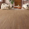 Sol stratifié Hicory carya , passage extrême AC6, effet bois Hickory brun, L.128,6 cm x l.21,4 cm x ép.10 mm, résistant à l'eau-Homflor Clearance