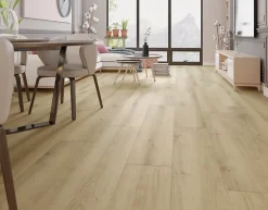 GoodHome Sol stratifié Ledbury aspect chêne 10mm - 128 cm x l.28 cm