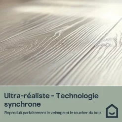 GoodHome Sol stratifié Lucknow , passage intense AC5, effet chêne, L.128,5 cm x l.28 cm x ép.8 mm, résistant à l'eau