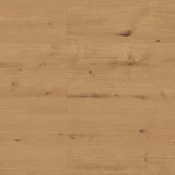 GoodHome Sol stratifié Lucknow , passage intense AC5, effet chêne, L.128,5 cm x l.28 cm x ép.8 mm, résistant à l'eau