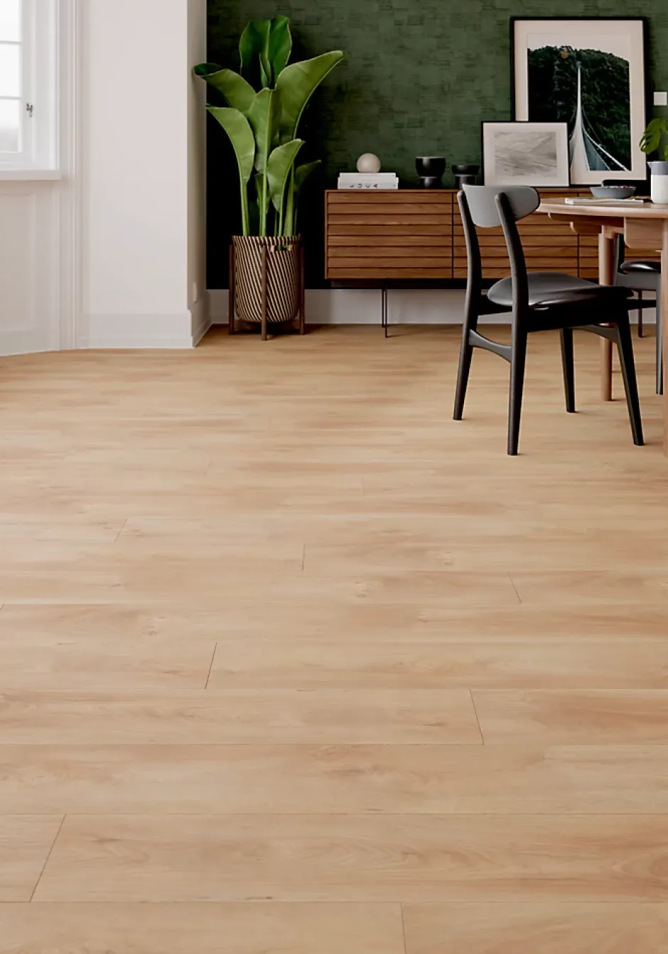 Sol stratifié Lydney , passage intense AC5, effet chêne, L.138,3 cm x l.19,3 cm x ép.8 mm-GoodHome Clearance