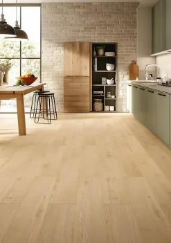 Sol stratifié Meknes , passage extrême AC6, effet chêne, L.128,6 cm x l.21,4 cm x ép.10 mm, résistant à l'eau-Homflor Best