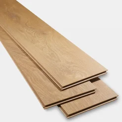 GoodHome Sol stratifié Mossley 2 bois coloris naturel l.128,5 x l.19,2 x ep.10 mm