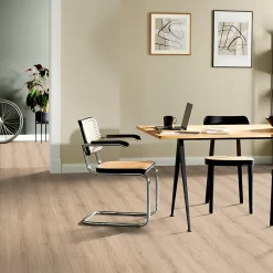 Sol stratifié Portsmouth, passage intense AC5, effet bois brut naturel brun L.129,2 x l.19,3cm x ép.8mm, résistant à l'eau- Sale