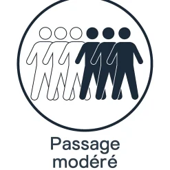 Sol stratifié 3-Strip, passage modéré AC3, effet chêne miel, L.129 cm x l.19,4 x cm ép.6 mm- Outlet