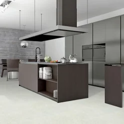 Décoweb Sol vinyle - Effet lino pailleté gris clair - Echantillon 15 x 20 cm